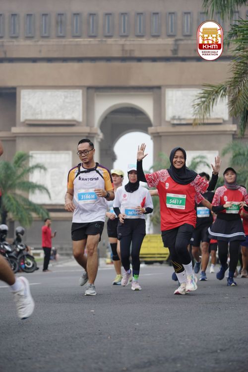 Race photo from Kediri Half Marathon 2025