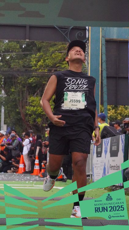 Race photo from Mangkunegaran Run 2025