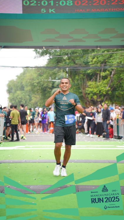 Race photo from Mangkunegaran Run 2025