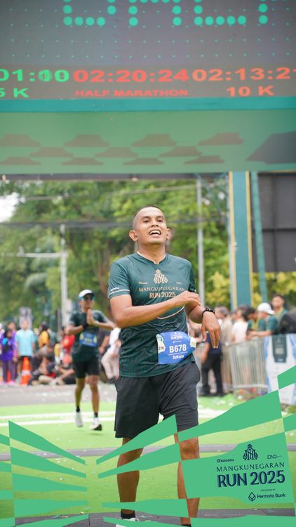 Race photo from Mangkunegaran Run 2025