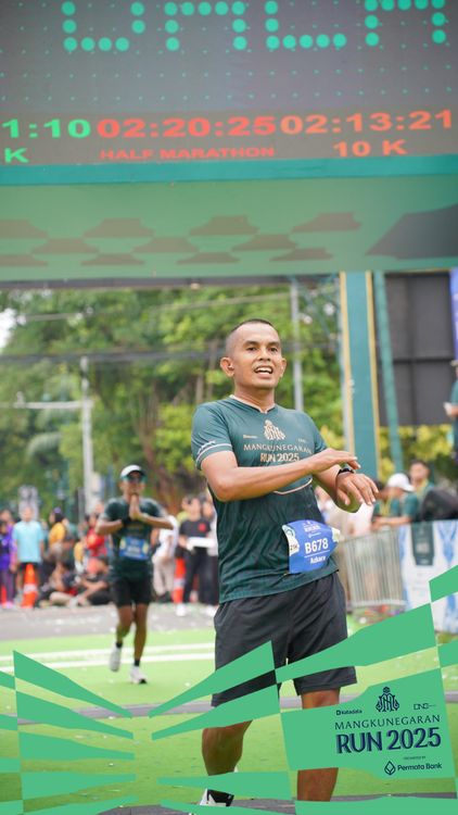Race photo from Mangkunegaran Run 2025