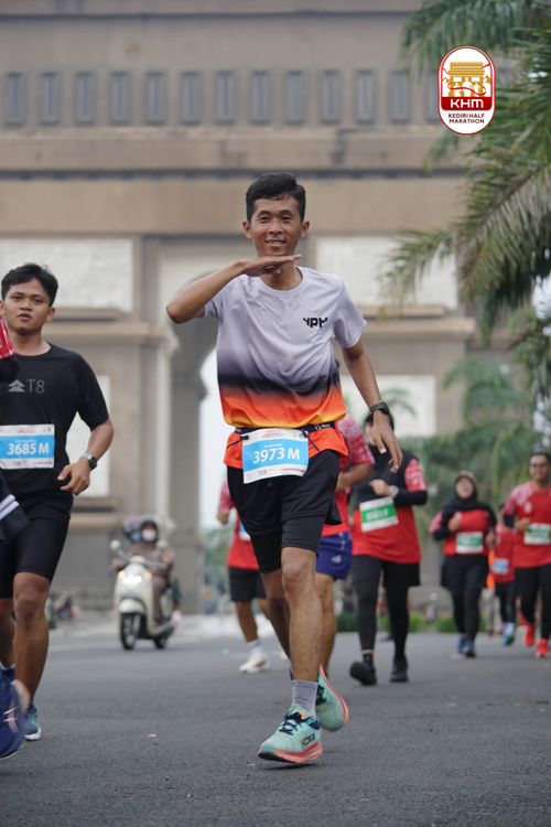 Race photo from Kediri Half Marathon 2025