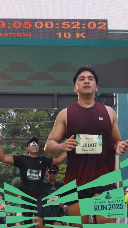 Race photo from Mangkunegaran Run 2025