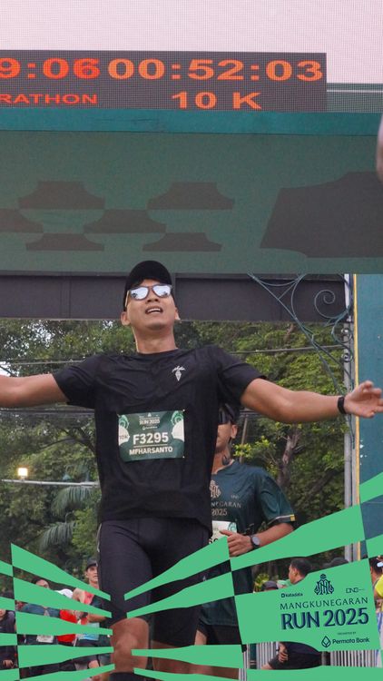 Race photo from Mangkunegaran Run 2025