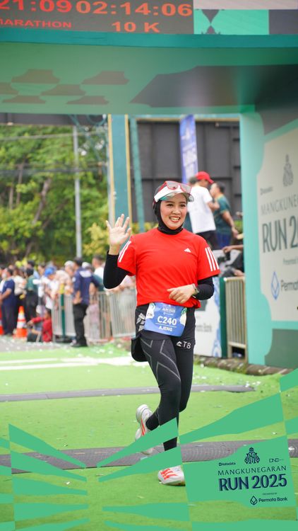 Race photo from Mangkunegaran Run 2025