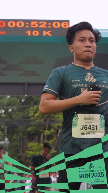 Race photo from Mangkunegaran Run 2025