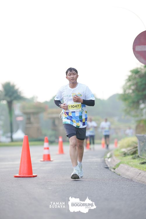 Race photo from Taman Budaya x BOGORUN 2025