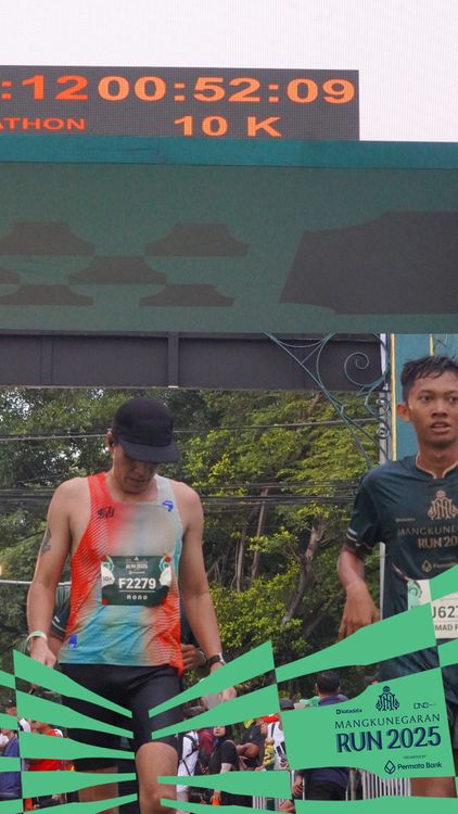 Race photo from Mangkunegaran Run 2025