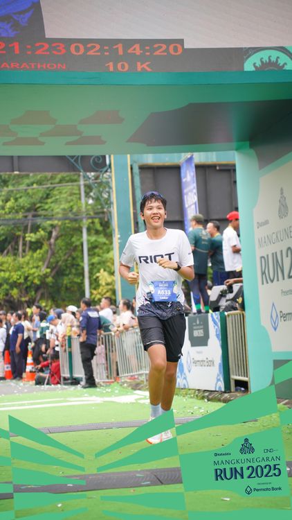 Race photo from Mangkunegaran Run 2025