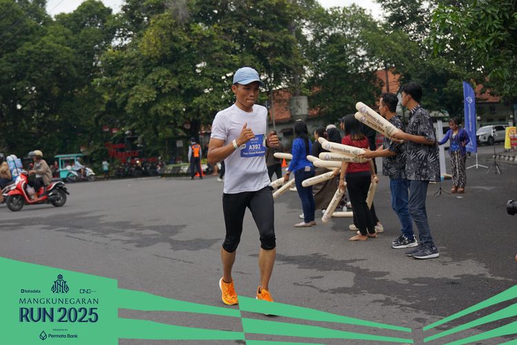 Race photo from Mangkunegaran Run 2025