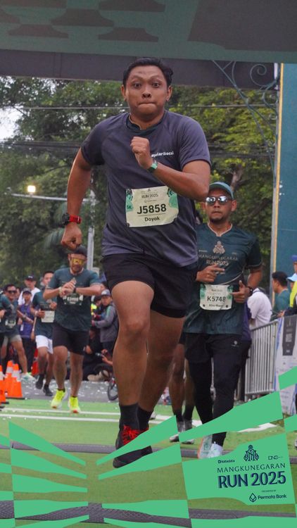 Race photo from Mangkunegaran Run 2025