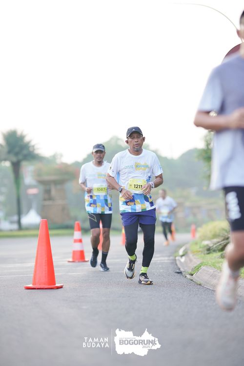 Race photo from Taman Budaya x BOGORUN 2025