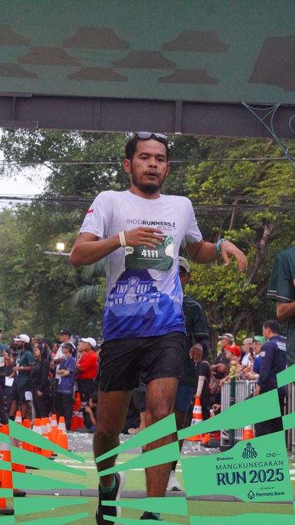 Race photo from Mangkunegaran Run 2025