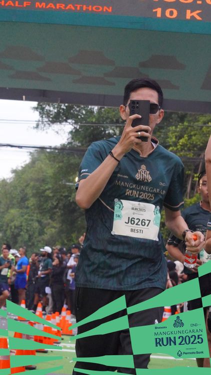 Race photo from Mangkunegaran Run 2025