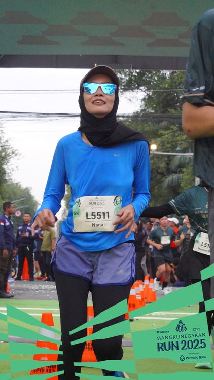 Race photo from Mangkunegaran Run 2025