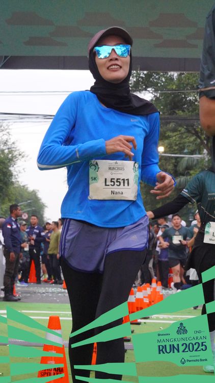 Race photo from Mangkunegaran Run 2025