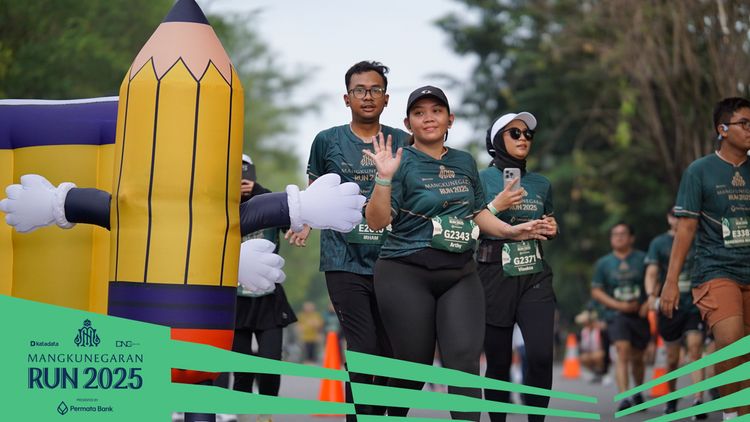 Race photo from Mangkunegaran Run 2025