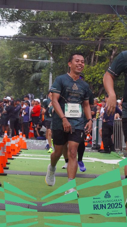 Race photo from Mangkunegaran Run 2025