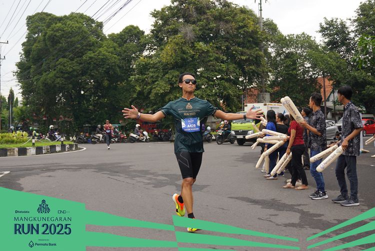 Race photo from Mangkunegaran Run 2025