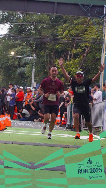 Race photo from Mangkunegaran Run 2025