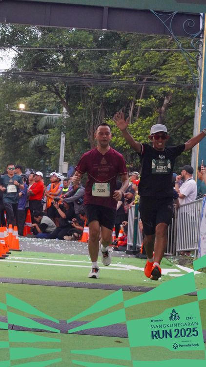Race photo from Mangkunegaran Run 2025