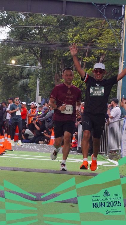 Race photo from Mangkunegaran Run 2025