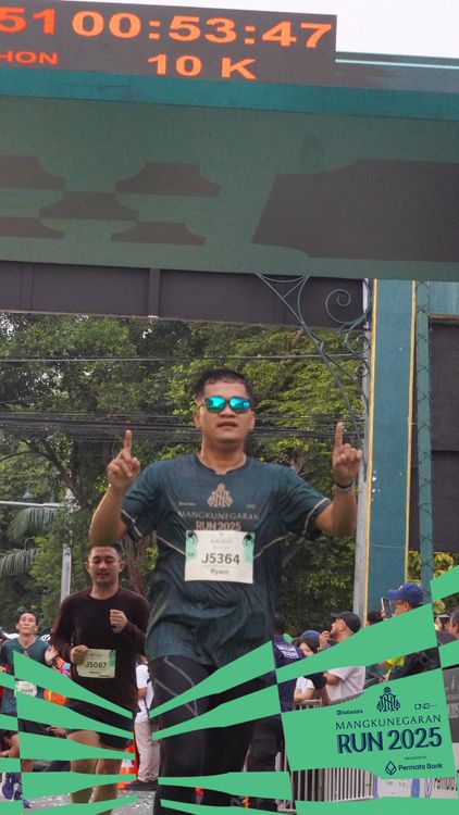 Race photo from Mangkunegaran Run 2025