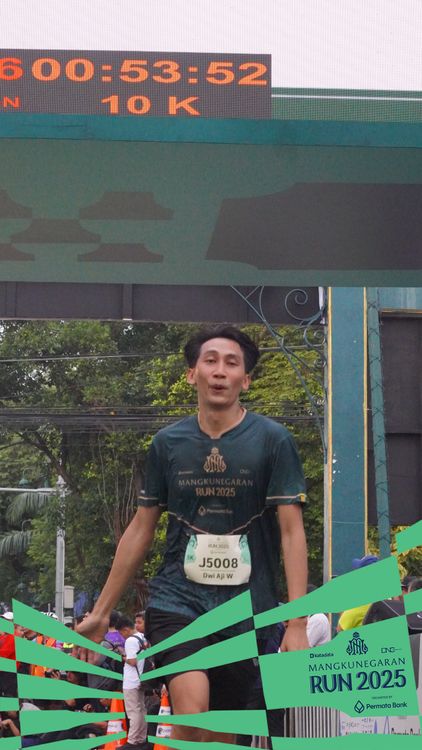 Race photo from Mangkunegaran Run 2025