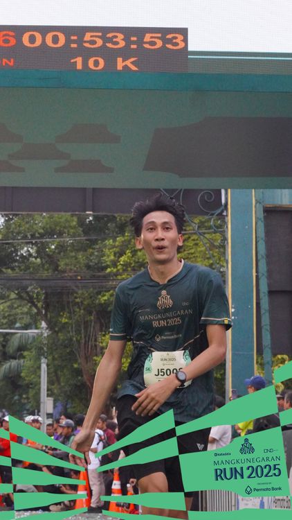 Race photo from Mangkunegaran Run 2025