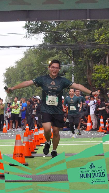 Race photo from Mangkunegaran Run 2025