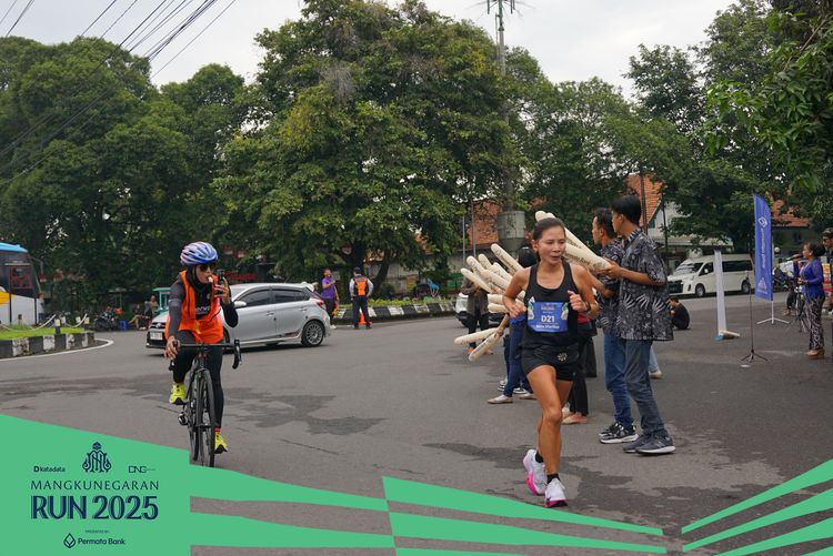 Race photo from Mangkunegaran Run 2025