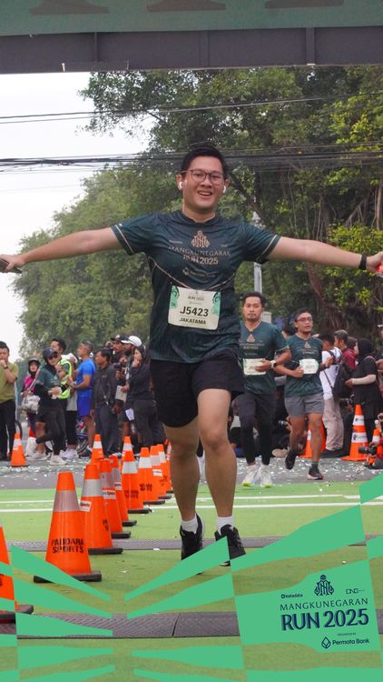 Race photo from Mangkunegaran Run 2025