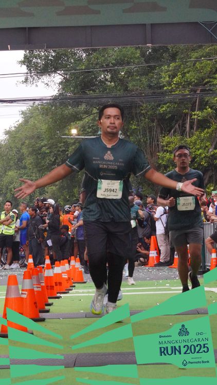 Race photo from Mangkunegaran Run 2025