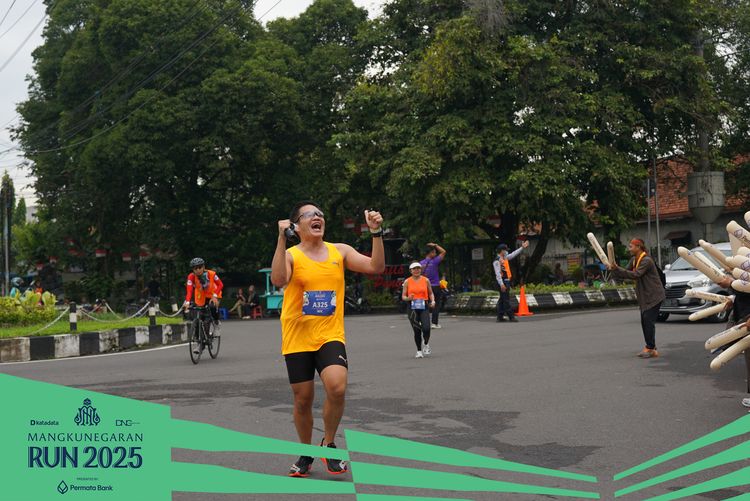 Race photo from Mangkunegaran Run 2025