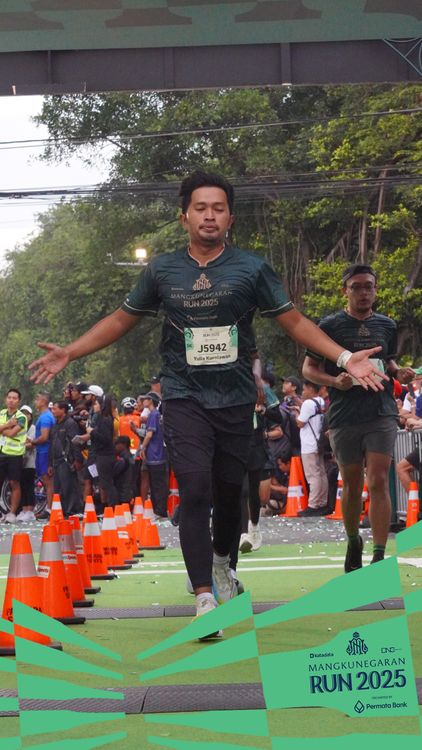 Race photo from Mangkunegaran Run 2025