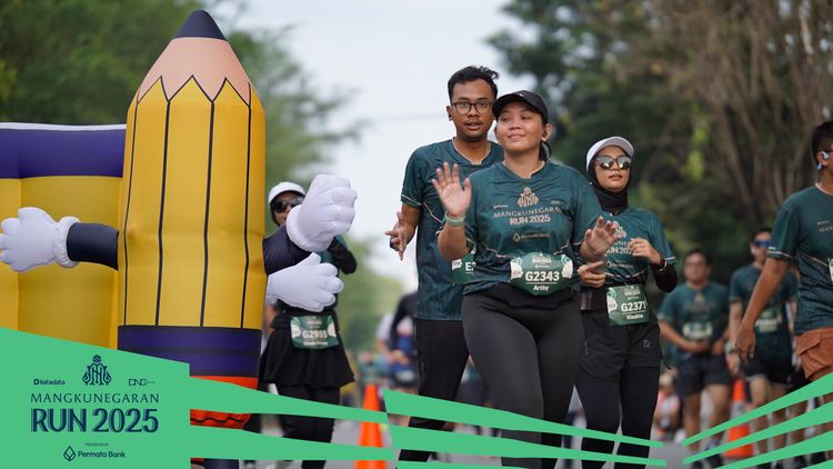 Race photo from Mangkunegaran Run 2025