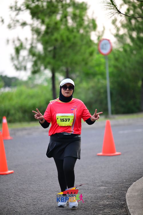 Race photo from CISANGKAN KBP CITY RUN 2025