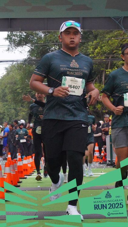 Race photo from Mangkunegaran Run 2025