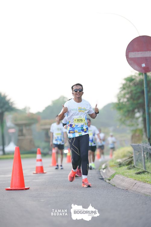 Race photo from Taman Budaya x BOGORUN 2025