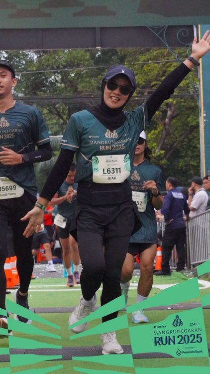 Race photo from Mangkunegaran Run 2025