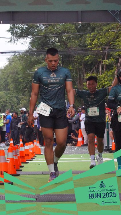 Race photo from Mangkunegaran Run 2025