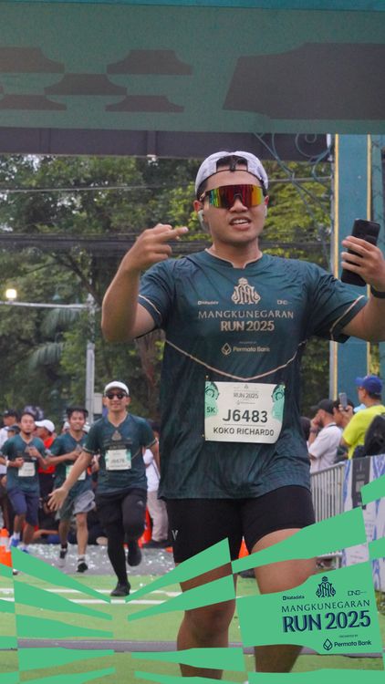 Race photo from Mangkunegaran Run 2025