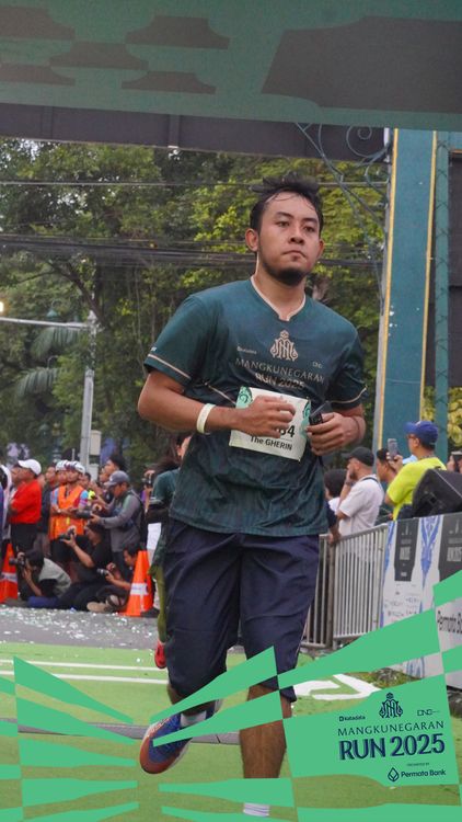 Race photo from Mangkunegaran Run 2025