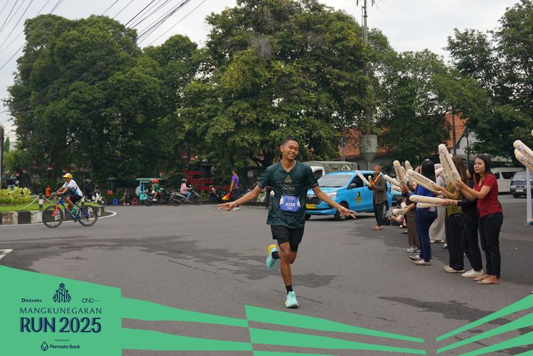Race photo from Mangkunegaran Run 2025