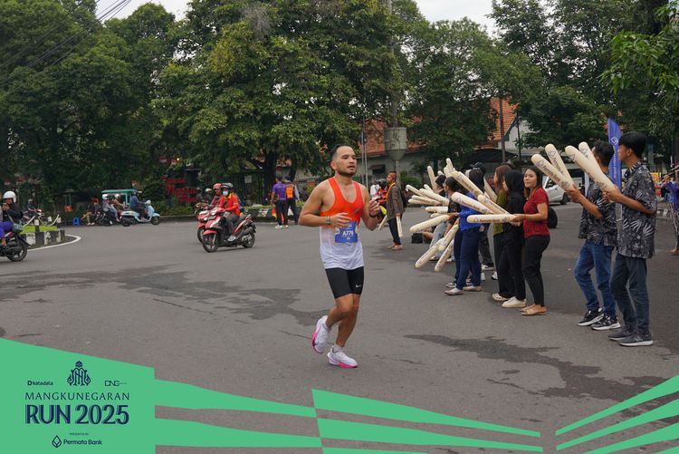 Race photo from Mangkunegaran Run 2025