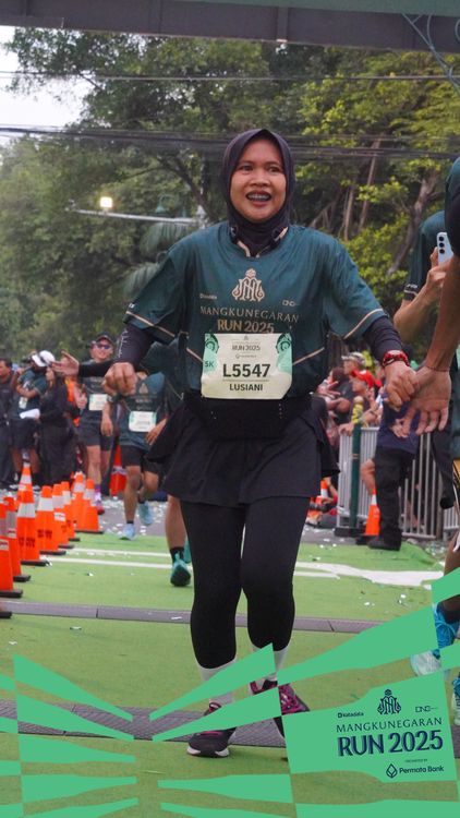 Race photo from Mangkunegaran Run 2025