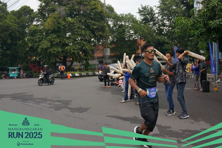 Race photo from Mangkunegaran Run 2025