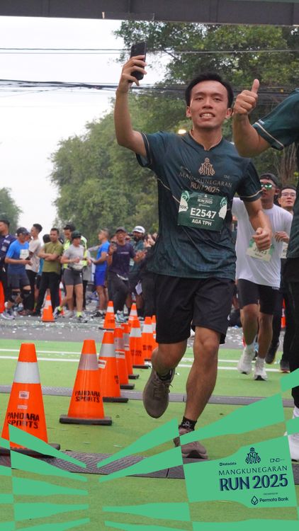 Race photo from Mangkunegaran Run 2025