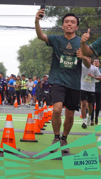 Race photo from Mangkunegaran Run 2025
