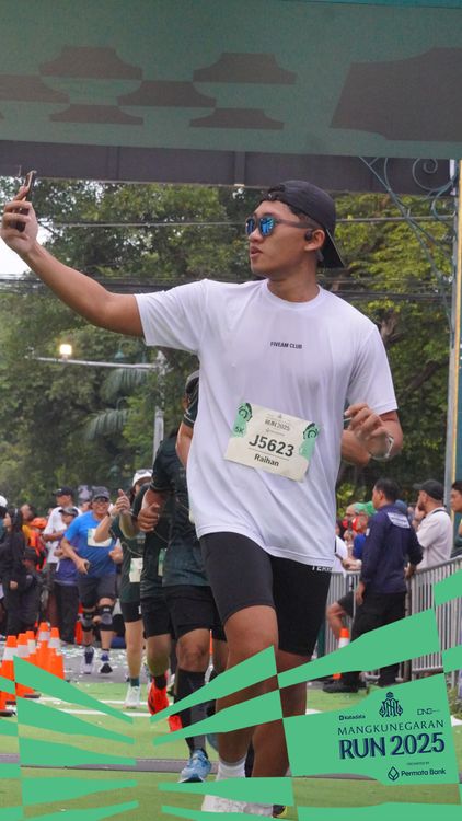Race photo from Mangkunegaran Run 2025